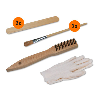 Foliatec Set peinture étriers de freins - NEON rouge - 4 Components