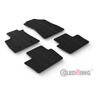 Gledring Set tapis de caoutchouc sur mesure pour Renault Austral-e E-Tech Hybrid 2022- (T profil 4-pièces) 2