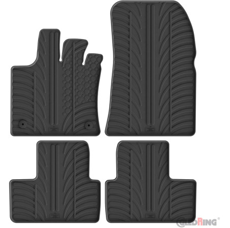 Gledring Set tapis de caoutchouc sur mesure pour Renault Captur II 2020- & Renault Symbioz 2024- & Mitsubishi ASX II 2023- (T pr