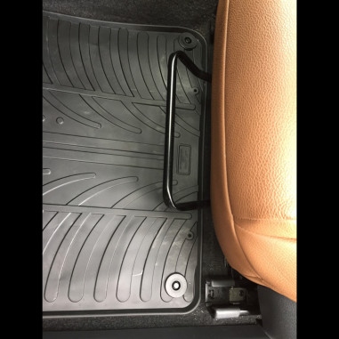 Gledring Set tapis de caoutchouc sur mesure pour Peugeot 508 2011-2018 (T profil 4-pièces + clips de montage)