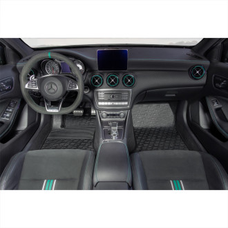 Gledring Set tapis de caoutchouc sur mesure pour Mercedes Classe-B W246 2011-2019/Classe-B W176 2012-2018/CLA/GLA 2014-2020 (G p 2