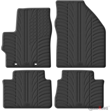 Gledring Set tapis de caoutchouc sur mesure pour Toyota Yaris IV (XP21) 2020- & Yaris Cross (MXP_) 2021- incl. Hybrid & Mazda 2 