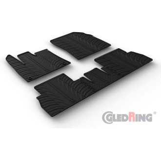 Gledring Set tapis de caoutchouc sur mesure pour Citroën Berlingo Multispace / Opel Combo Tour (MPV) / Peugeot Rifter / Toyota P 2