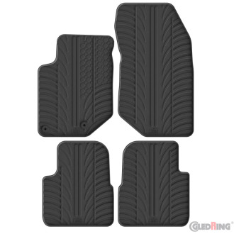 Gledring Set tapis de caoutchouc sur mesure pour Citroen C4 III 5-portes 2020- & C4 X 2022- excl. e-C4/Hybrid (T profil 4-pièces