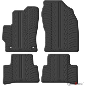 Gledring Set tapis de caoutchouc sur mesure pour Toyota Corolla Cross Hybrid 2022- (T profil 4-pièces)