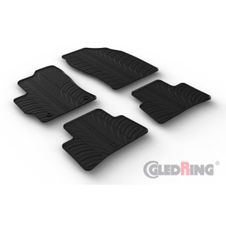 Gledring Set tapis de caoutchouc sur mesure pour Toyota Corolla Cross Hybrid 2022- (T profil 4-pièces) 2
