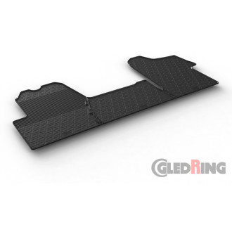 Gledring Set tapis de caoutchouc sur mesure pour Opel Movano 2015-2022 & Renault Master 2015-2024 (G profil 3-pièces) 2