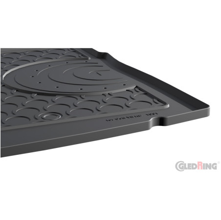 Gledring Tapis de Coffre Rubbasol (caoutchouc) sur mesure pour Volkswagen Golf VII HB 3/5-portes 2012-2019 incl. e-Golf (Sol en 