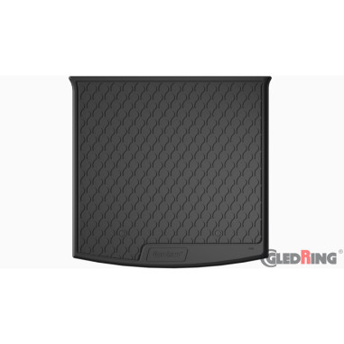 Gledring Tapis de Coffre Rubbasol (caoutchouc) sur mesure pour Skoda Kodiaq (5-Personnes) 2017-2024 (Sol en haut variable avec r
