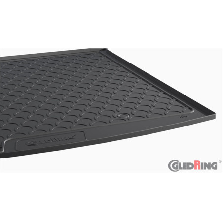Gledring Tapis de Coffre Rubbasol (caoutchouc) sur mesure pour Skoda Kodiaq (5-Personnes) 2017-2024 (Sol en haut variable avec r