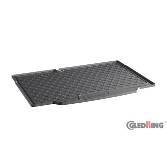 Gledring Tapis de Coffre Rubbasol (caoutchouc) sur mesure pour Renault Clio E HB 5-portes 2019-2026 (sol en bas)