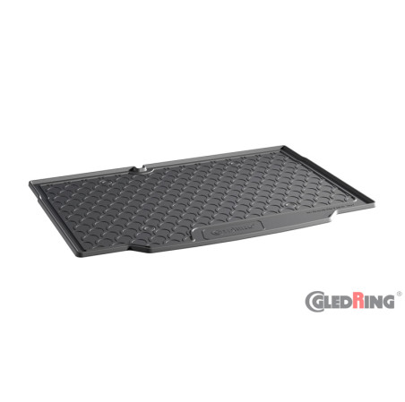 Gledring Tapis de Coffre Rubbasol (caoutchouc) sur mesure pour Renault Clio E HB 5-portes 2019-2026 (sol en bas)