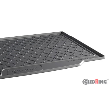 Gledring Tapis de Coffre Rubbasol (caoutchouc) sur mesure pour Renault Clio E HB 5-portes 2019-2026 (sol en bas)