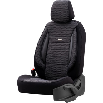 otoM Housse de sièges universel en textile 'SelectedFit Sports' Noir - 11-pièces - adapté aux Side-Airbags 2