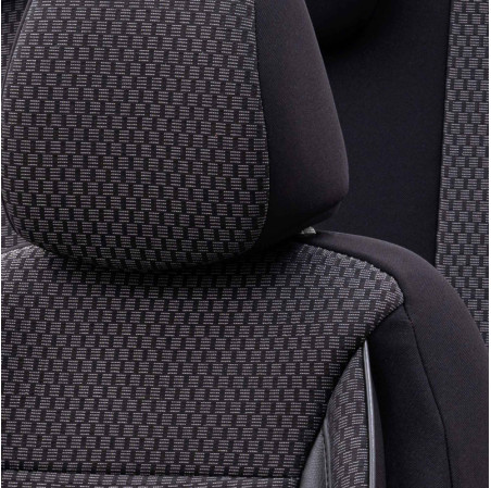 otoM Housse de sièges universel en textile 'SelectedFit Sports' Noir - 11-pièces - adapté aux Side-Airbags