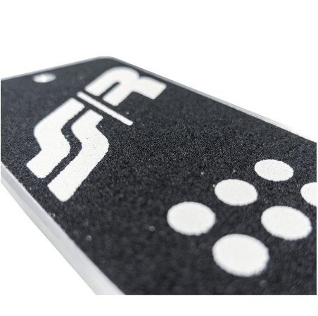 Simoni Racing Repose-Pied Anti-Slip - Aluminium/Noir