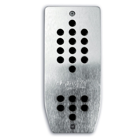 Simoni Racing Repose-Pied Ergal - Aluminium/Caoutchouc