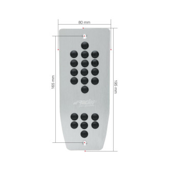 Simoni Racing Repose-Pied Ergal - Aluminium/Caoutchouc 2