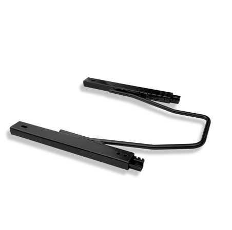 AutoStyle Siège baquet 'TN' - Simili Cuir Noir + Surpiqûres argent - Dossier réglable - incl. glissières