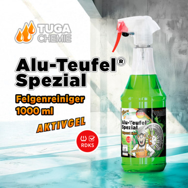 Tuga Chemie Alu-Teufel Spezial Nettoyant de jantes - Vert - 1000ml - Vainqueur du test!