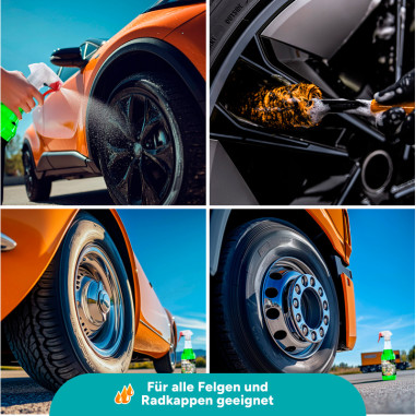 Tuga Chemie Alu-Teufel Spezial Nettoyant de jantes - Vert - 5000ml - Vainqueur du test!
