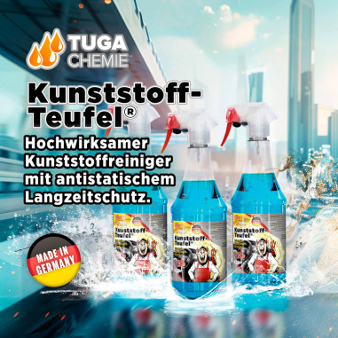 Tuga Chemie Kunststoff-Teufel Nettoyant plastique universel - Bleu- 1000ml