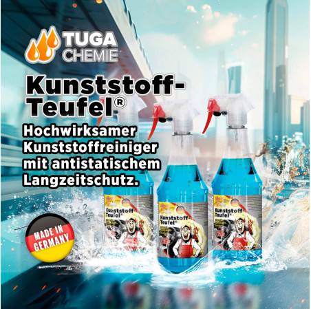 Tuga Chemie Kunststoff-Teufel Nettoyant plastique universel - Bleu- 1000ml