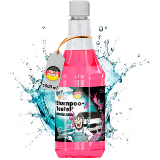 Tuga Chemie Shampoo-Teufel - Shampoing pour lavage de voiture - Rose - 1000ml - avec formule Gloss 2