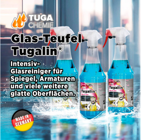 Tuga Chemie Tugalin Nano Nettoyant pour vitres - Bleu- 1000ml