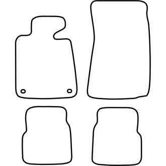 AutoStyle Set de tapis de sol sur mesure pour BMW Série 3 (E30) 1982-1990 (excl. Cabrio) 2