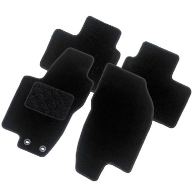 AutoStyle Set de tapis de sol sur mesure pour Nissan Navara (D23) 2016- & Renault Alaskan 2017-