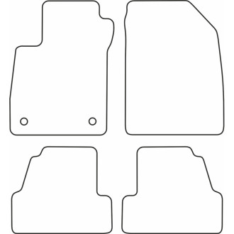 AutoStyle Set de tapis de sol sur mesure pour Opel Mokka 2012-2020 2