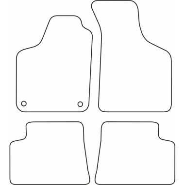 AutoStyle Set de tapis de sol sur mesure pour Renault Twingo I 1993-2007