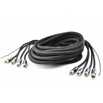 CABLE RCA 5MT TRIPLE BLINDAGE 4CANAUX 5 METRES