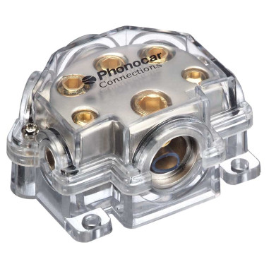 Distributeur de courrant 5 sorties In 1x50 mm² Out 1x35 mm² - 2x15 mm² - 2x25 mm²