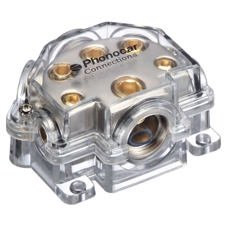 Distributeur de courrant 5 sorties In 1x50 mm² Out 1x35 mm² - 2x15 mm² - 2x25 mm²