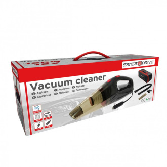 Aspirateur 12V/120W + accessoires SWISS DRIVE