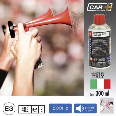 Bouteille de rechange pour trompe portative