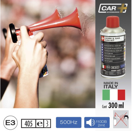 Bouteille de rechange pour trompe portative