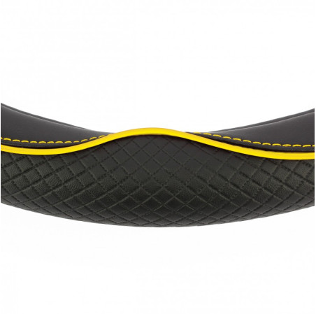 Swiss drive couvre-volant centauro 37-39cm. noir/jaune
