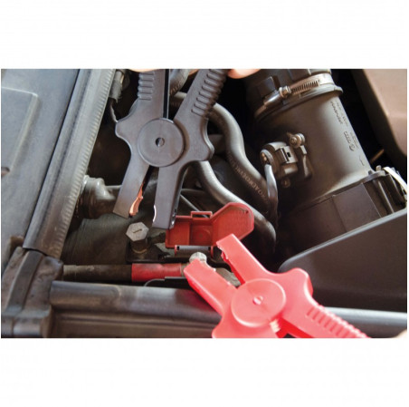 Swiss drive cables de demarrage rec.cuivre 220amp. 18mm². 3,0m. gs-tuv.