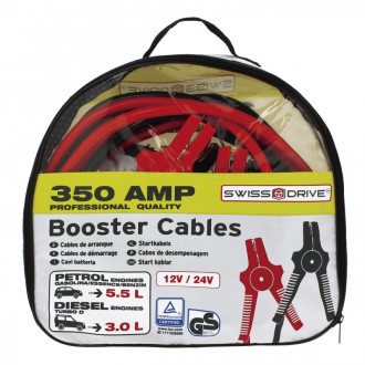 Swiss drive cables de demarrage rec.cuivre 350amp. 29mm². 3,5m. gs-tuv.