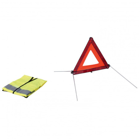 Car+ Composé D'Un Triangle Et D'Un Gilet Réfléchissant Dont Le But Est De Vous Garantir Une Sécurité Totale En Ayant Tous Les Ac