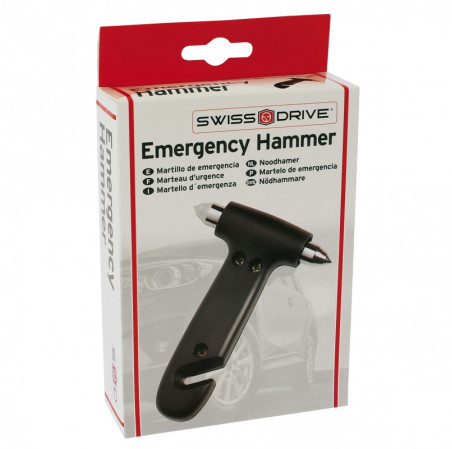 Swiss drive marteau de secours brise vitre coupe ceinture