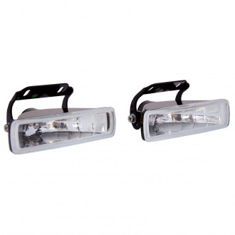 Car+ feux de route et antibrouillard rect h3 212v 55w 2