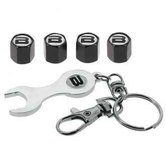 Bouchons de valve noir butzi avec clef