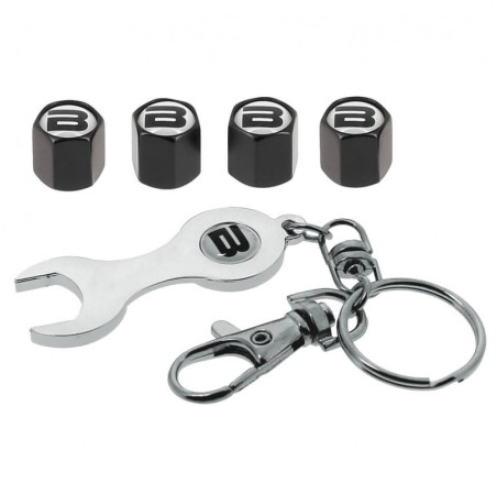 Bouchons de valve noir butzi avec clef