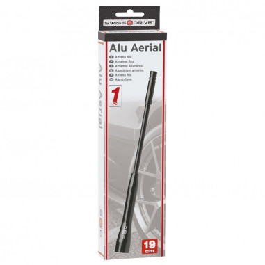 Antenne alu 16v tuning noir