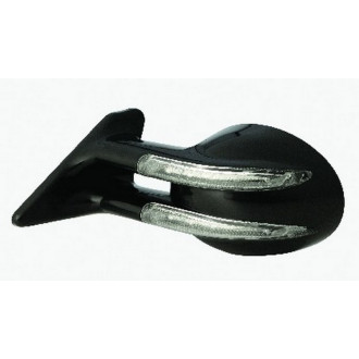 Racesport jeu de retroviseurs slr manuels noirs