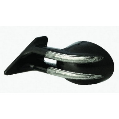 Racesport jeu de retroviseurs slr manuels noirs